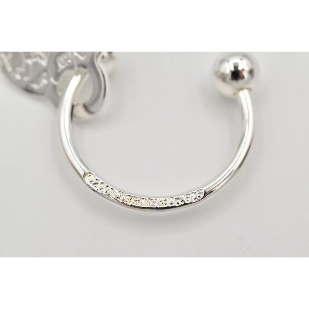 Tiffany & Co. Horseshoe Keyring Tiffany Notes Heart Charm Sterling Silver 925